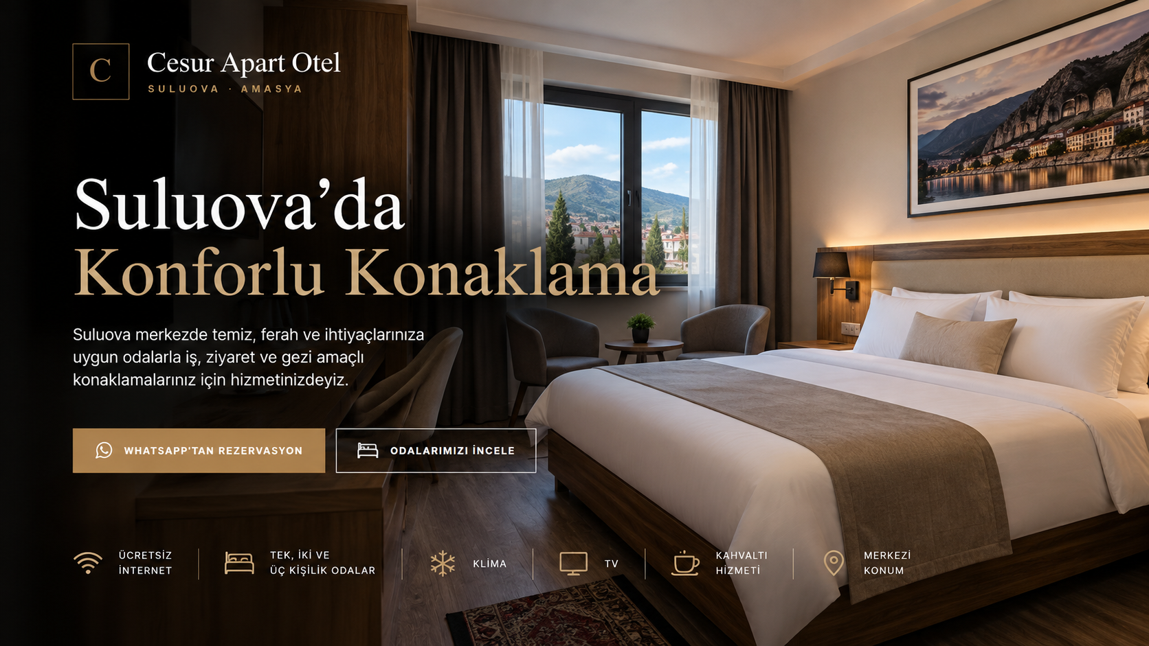 Cesur Apart Otel Suluova konaklama
